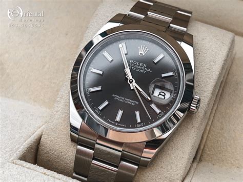 rolex datejust with leather strap|rolex datejust 41mm leather strap.